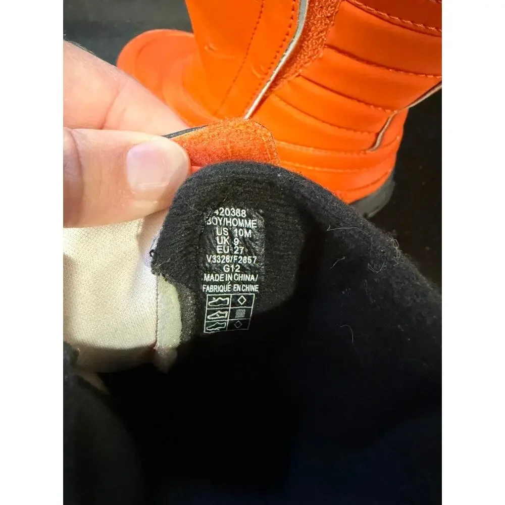 Lands' End Orange Snow Boots Kids Size 10M